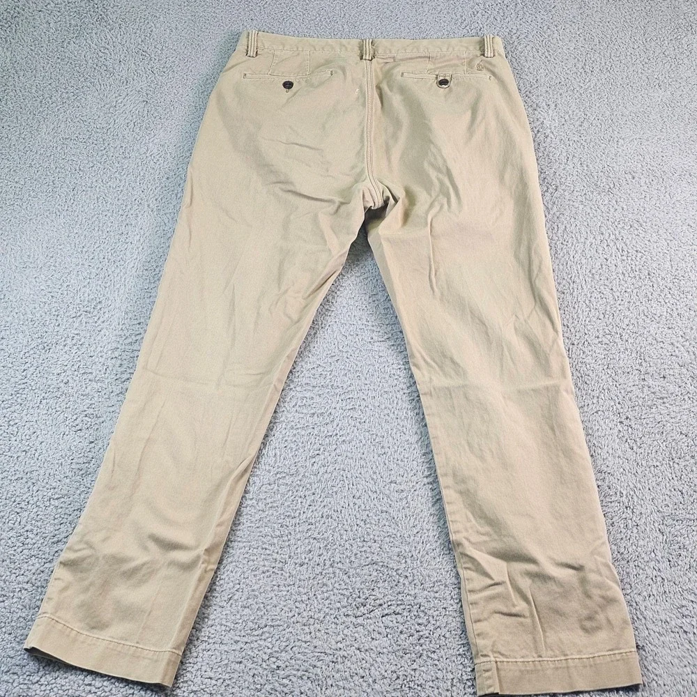 Polo Ralph Lauren Polo Chino Pants Mens 34x32 Beige Stretch Straight Fit Casual